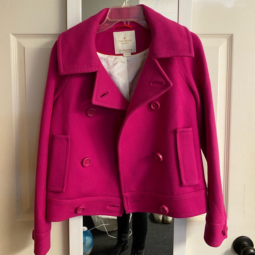 Kate Spade Pink Peacoat